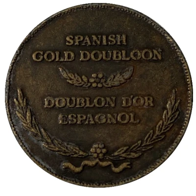 Promotional token - Spanish Gold Doubloon ND back