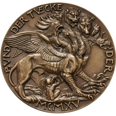 Propaganda medal - The union of deceit front