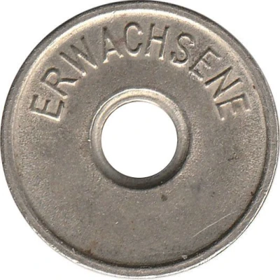Public Swimming Pool Token - Bad Königshofen (adult) ND back