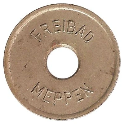 Public Swimming Pool Token - Freibad (Meppen) ND front