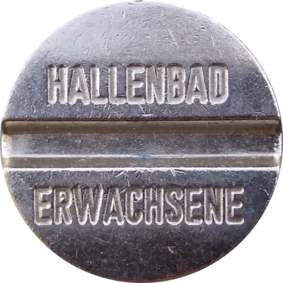 Public Swimming Pool Token - Hallenbad (adult) ND front