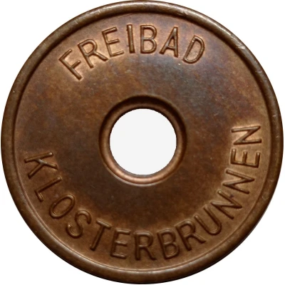 Public Swimming Pool Token - Klosterbrunnen (adult) ND front