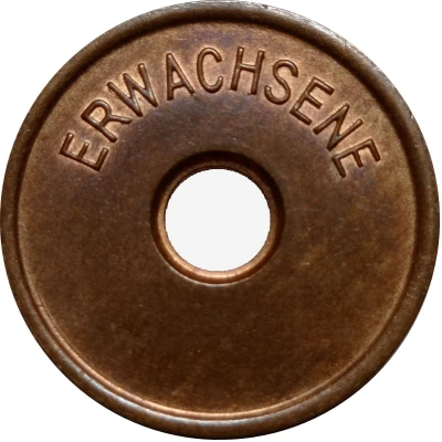 Public Swimming Pool Token - Klosterbrunnen (adult) ND back
