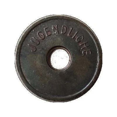 Public Swimming Pool Token - Velbert (youth) ND back