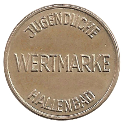 Public Swimming Pool Token (Weiden in der Oberpfalz) ND back