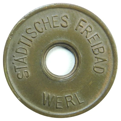 Public Swimming Pool Token - Werl (youth) ND front