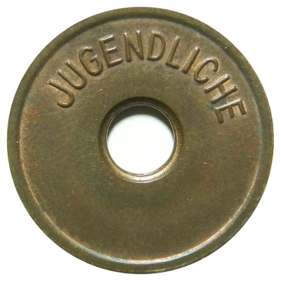 Public Swimming Pool Token - Werl (youth) ND back