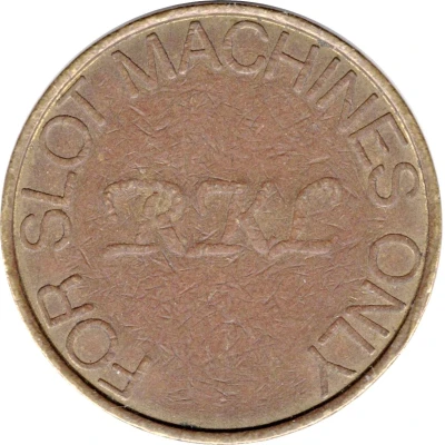 R.K.L. Casino game token ND front