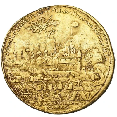 Recapture of Buda from Ottomans - Leopold I 10 ducat weight back