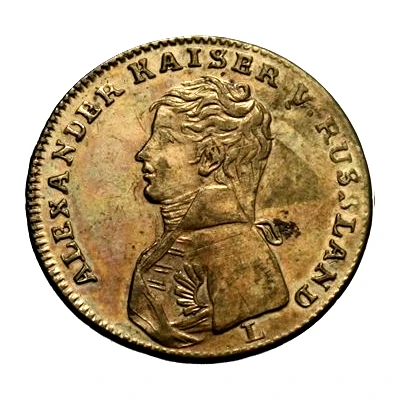 Rechenpfennig - Alexander I ND front