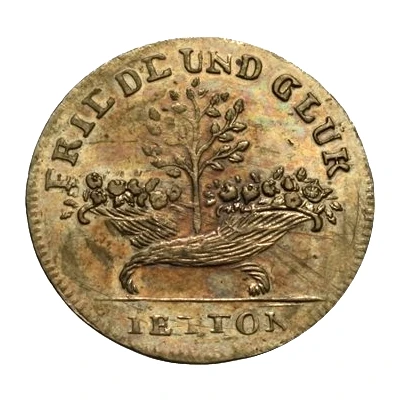 Rechenpfennig - Alexander I ND back