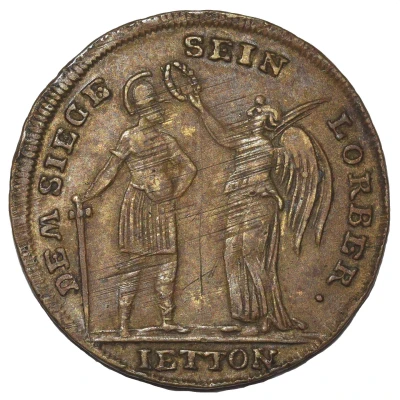 Rechenpfennig - Feldmar Fürst von Blücher ND back