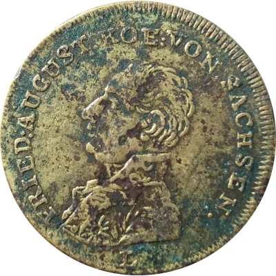 Rechenpfennig - Frederick Augustus I ND front