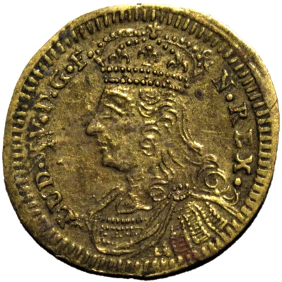 Rechenpfennig - Louis XV Magnus Gottlieb Jordan ND front