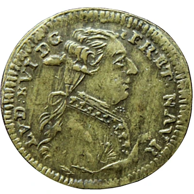 Rechenpfennig - Louis XVI - Diane Ernst Ludwig Sigmund Lauer ND front