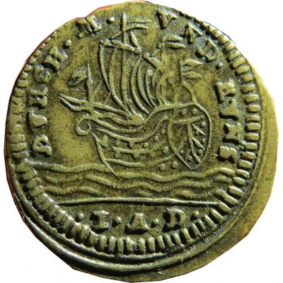 Rechenpfennig - Louis XVI IAD ND back