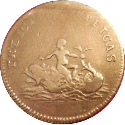 Rechenpfennig - Louis XVI Le dauphin Louis XVII ND back