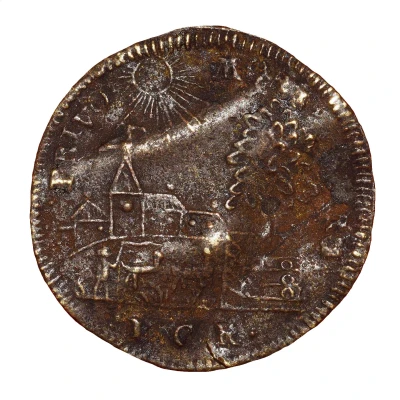 Rechenpfennig - Louis XVI PRIVO MORIRO ND back