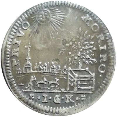 Rechenpfennig - Louis XVI PRIVO MORIRO ND back