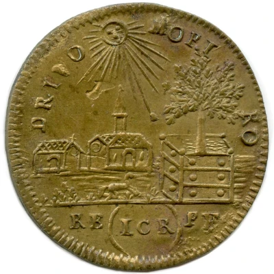 Rechenpfennig - Louis XVI PRIVO MORIRO ND back