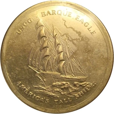 Recruitment Token - US Coast Guard USCG Barque Eagle back