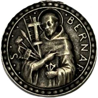 Religious medallion - Saint Bernard (Penin-Poncet, Lyon) ND front