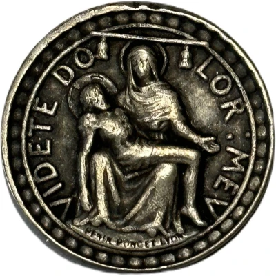 Religious medallion - Saint Bernard (Penin-Poncet, Lyon) ND back