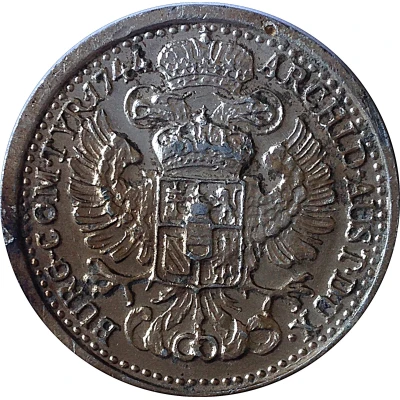 Replica - 1 Thaler Maria Theresa 1744 ND back