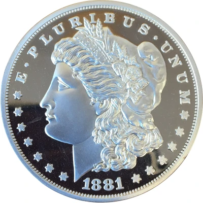 Replica - 1881 Morgan Silver Dollar ND front