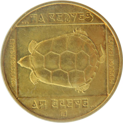 Replica - 200 Forint Pond Turtle back