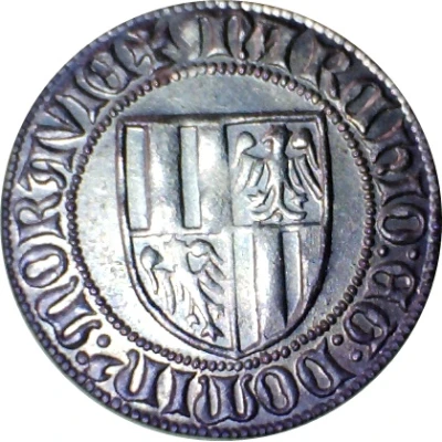 Replica - Ducat - Jošt Lucemburský (Morava, 1375-1411) ND back