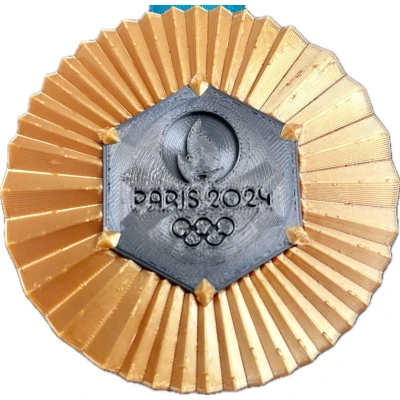 Replica - Olympic Gold Medal - Paris front