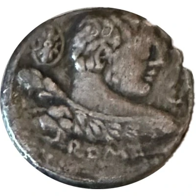 Replica Roman Republic Denarius Lentulus Marcellinus, 100 BC front