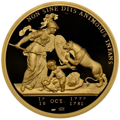 Restrike Medal - Libertas Americana back