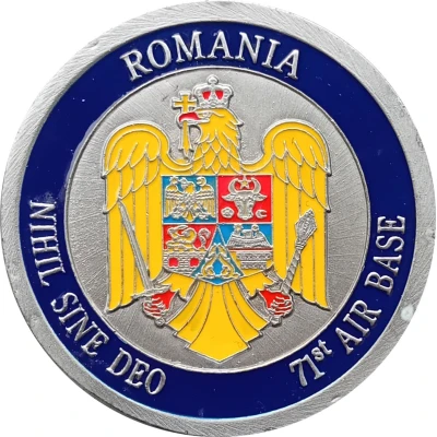 Romanian Army - 71st Air base ND back