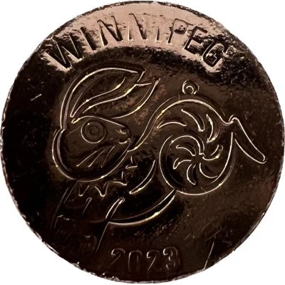 Royal Canadian Mint Token - Year of the Rabbit Winnipeg ND front