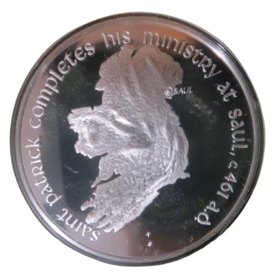 Saint Patrick's Day Medal Completes his Ministry at Saul back