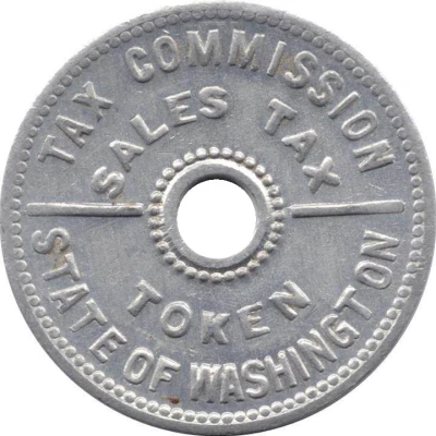 Sales Tax Token Washington ND back