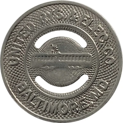 School Fare - United Rys. and Elec. Co. (Baltimore, Maryland) ND front