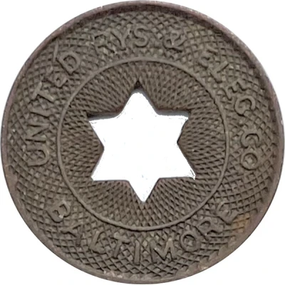 School Fare - United Rys and Elec. Co. (Baltimore, Maryland) ND front