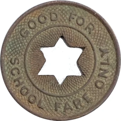 School Fare - United Rys and Elec. Co. (Baltimore, Maryland) ND back