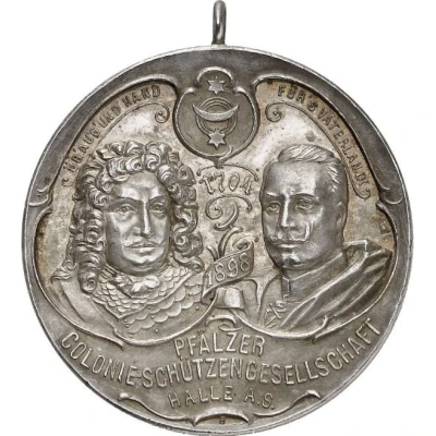 Schützenhof Consecration of the Palatinate Colonial Rifle Society Halle an der Saale front