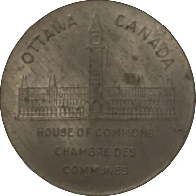 Shell Oil Token - Prime Ministers of Canada 1920-1926 - Arthur Meighen ND back