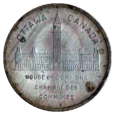 Shell Oil Token - Prime Ministers of Canada 1936 - Richard B Bennett ND back