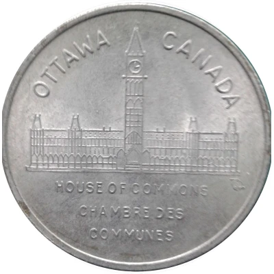 Shell Oil Token - Prime Ministers of Canada 1963 - Lester B. Pearson ND back