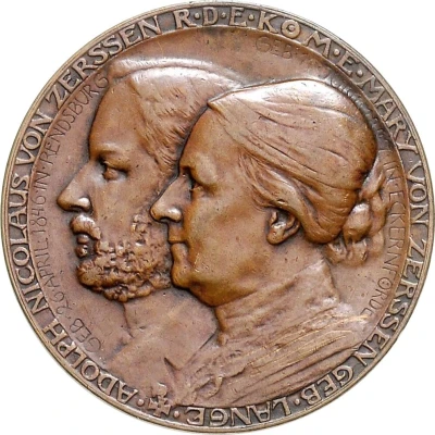 Silver wedding of Adolf Nikolaus and Mary von Zerssen front