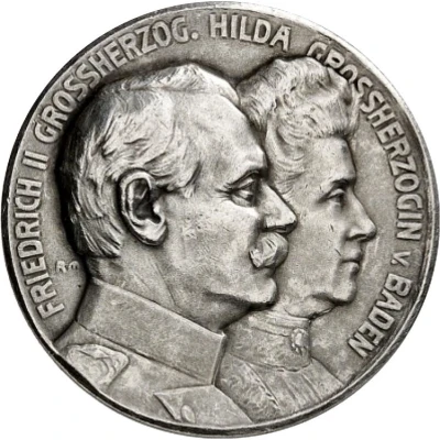 Silver wedding of Frederick II and Hilda front