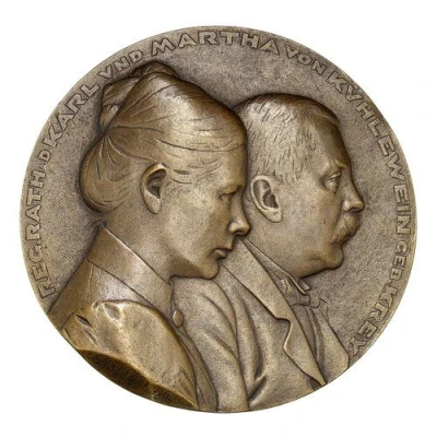 Silver wedding of Karl and Martha Kühlewein. front