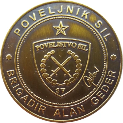 Slovenska vojska (Poveljnik sil, Brigadir Alan Geder) ND front