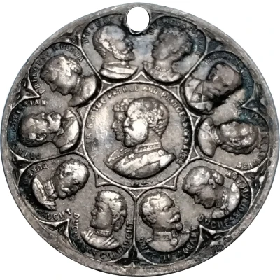 Small Commemorative Medal - Queen Victoria's Family ND back